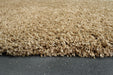 Twilight Shaggy Light Brown & Beige Colour Pebble Shape Rug Size: 160 x 230cm (39001-2244)- Rugs Direct