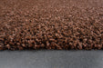 Twilight Shaggy Mocha Brown Colour Pebble Shape Rug Size: 160 x 230cm (39001-8822)- Rugs Direct