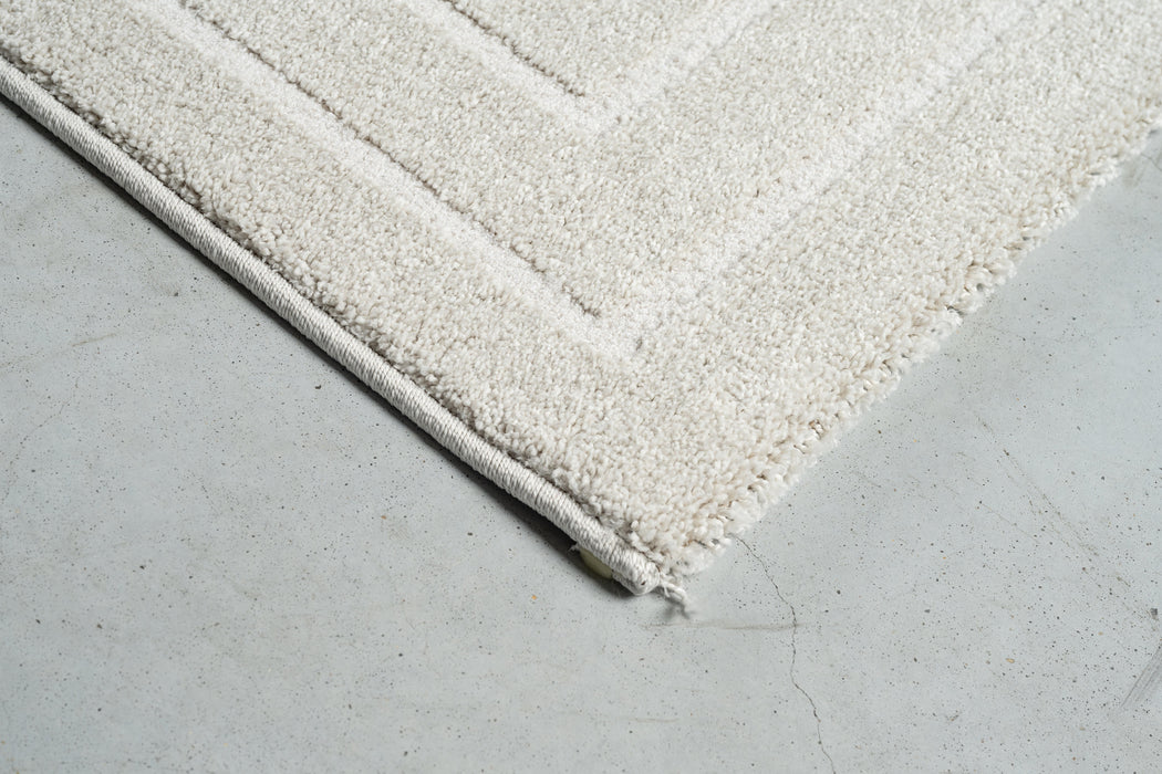 Contemporary Contour Lines Textured Trentino Rug (41013-6161) Size: 160 x 230cm- Rugs Direct