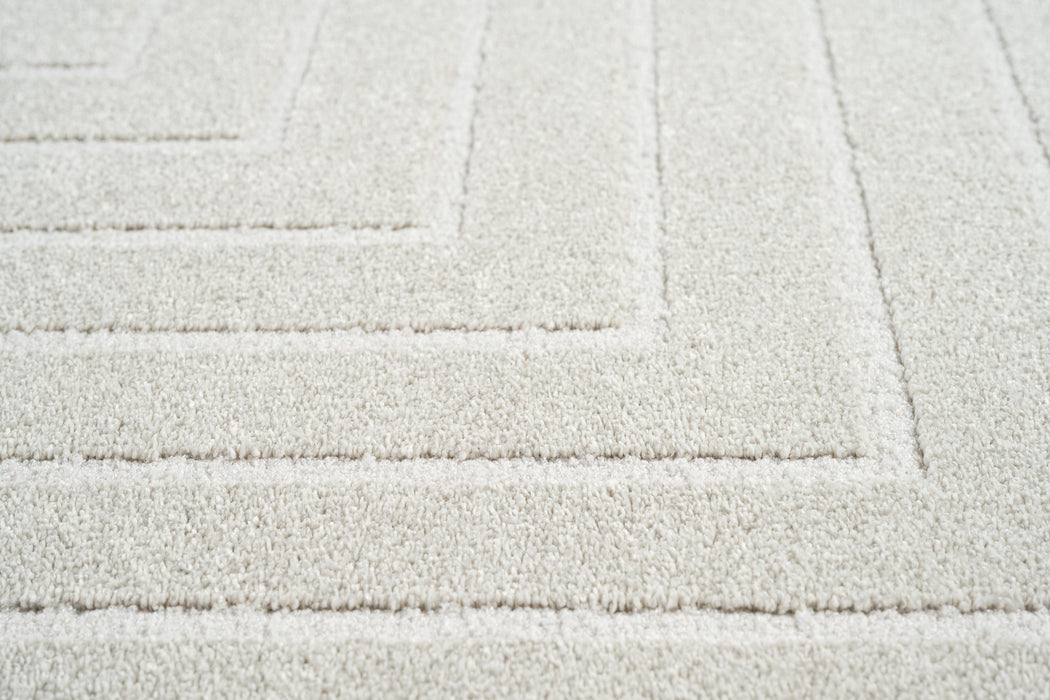 Contemporary Contour Lines Textured Trentino Rug (41013-6161) Size: 160 x 230cm- Rugs Direct