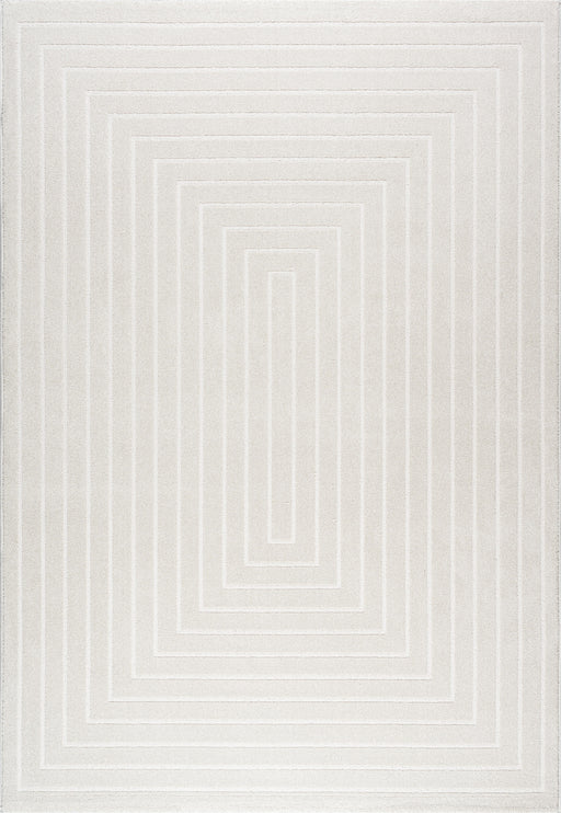 Contemporary Contour Lines Textured Trentino Rug (41013-6161) Size: 160 x 230cm- Rugs Direct