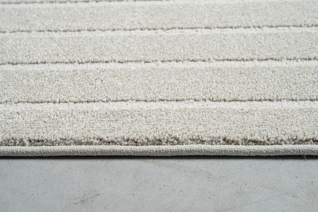 Contemporary Contour Lines Textured Trentino Rug (41013-6161) Size: 160 x 230cm- Rugs Direct