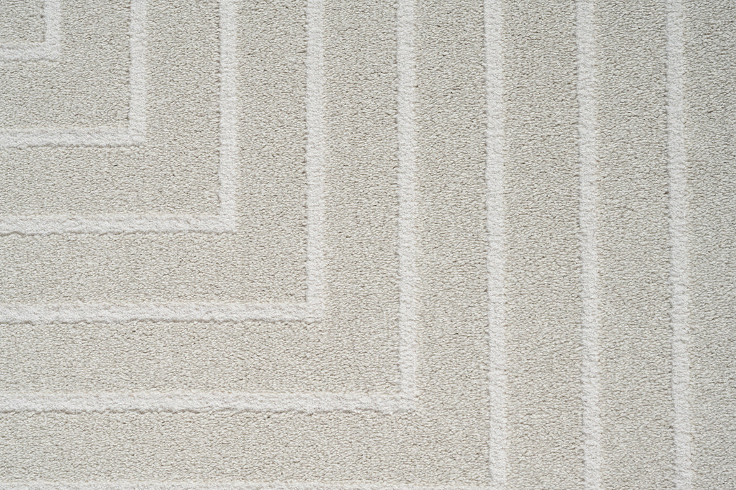 Contemporary Contour Lines Textured Trentino Rug (41013-6161) Size: 160 x 230cm- Rugs Direct