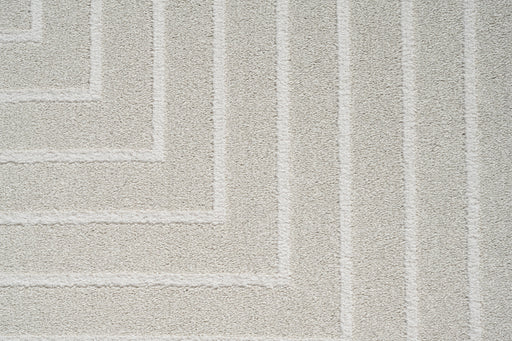 Contemporary Contour Lines Textured Trentino Rug (41013-6161) Size: 160 x 230cm- Rugs Direct