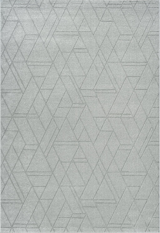 Modern Geometric Luxurious Textured Trentino Rug (41018-2121) Size: 240 x 340cm - Rugs Direct