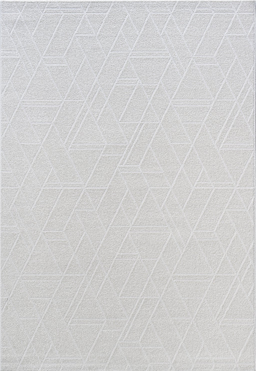 Modern Geometric Luxurious Textured Trentino Rug (41018-6161) Size: 240 x 340cm - Rugs Direct
