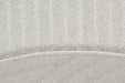 Contemporary Minimalist Arch Line Textured Trentino Oval Rug (41061-6161) Size: 160 x 230cm - Rugs Direct