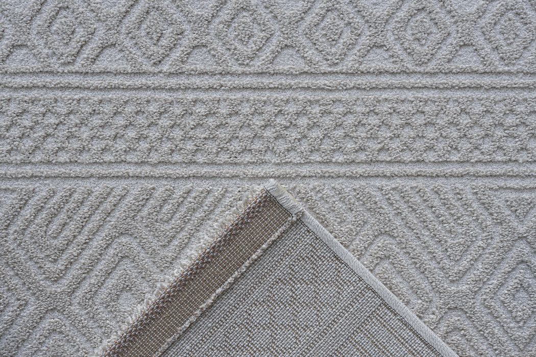 Luxurious Tribal Pattern Textured Trentino Rug (41062-6161) Size: 160 x 230cm - Rugs Direct