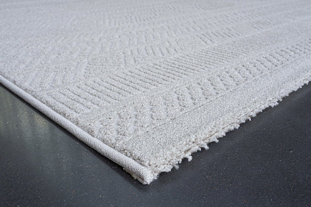 Luxurious Tribal Pattern Textured Trentino Rug (41062-6161) Size: 160 x 230cm - Rugs Direct