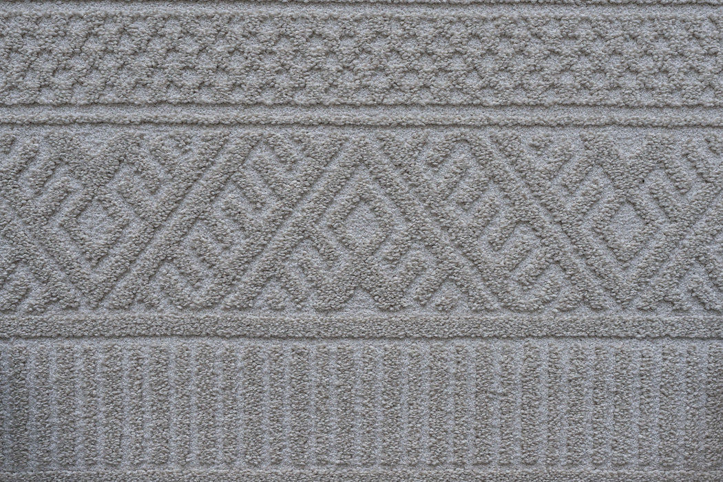 Luxurious Tribal Pattern Textured Trentino Rug (41062-6161) Size: 160 x 230cm - Rugs Direct