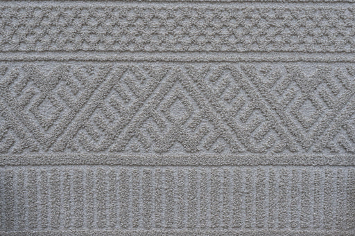 Luxurious Tribal Pattern Textured Trentino Rug (41062-6161) Size: 160 x 230cm - Rugs Direct