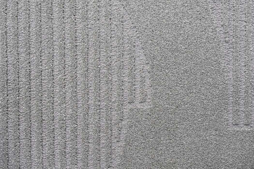 Abstract Geometric Pattern Luxurious Textured Trentino Rug (41067-2121) - Rugs Direct