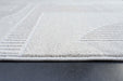 Abstract Geometric Pattern Luxurious Textured Trentino Rug (41067-6161)-Rugs Direct