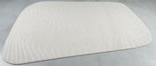 Contemporary Curved Line Textured Trentino Trapezoid Shape Rug Size: 160 x 230cm (41077-6161) - Rugs Direct