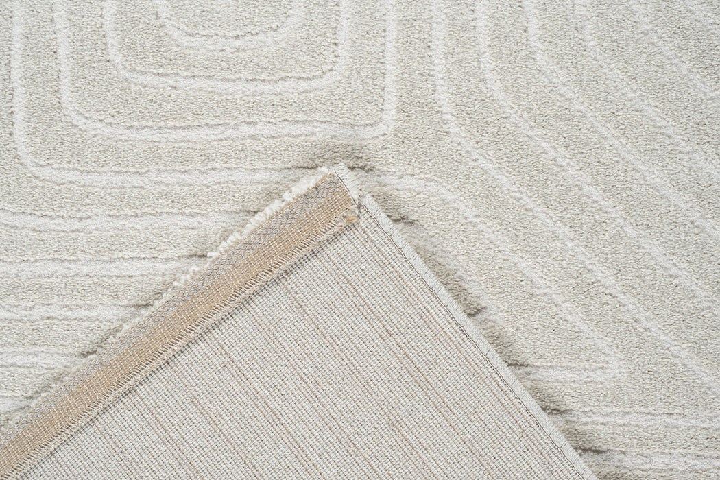 Modern Luxurious Textured Trentino Rug (41084-6161) Size: 160 x 230cm - Rugs Direct