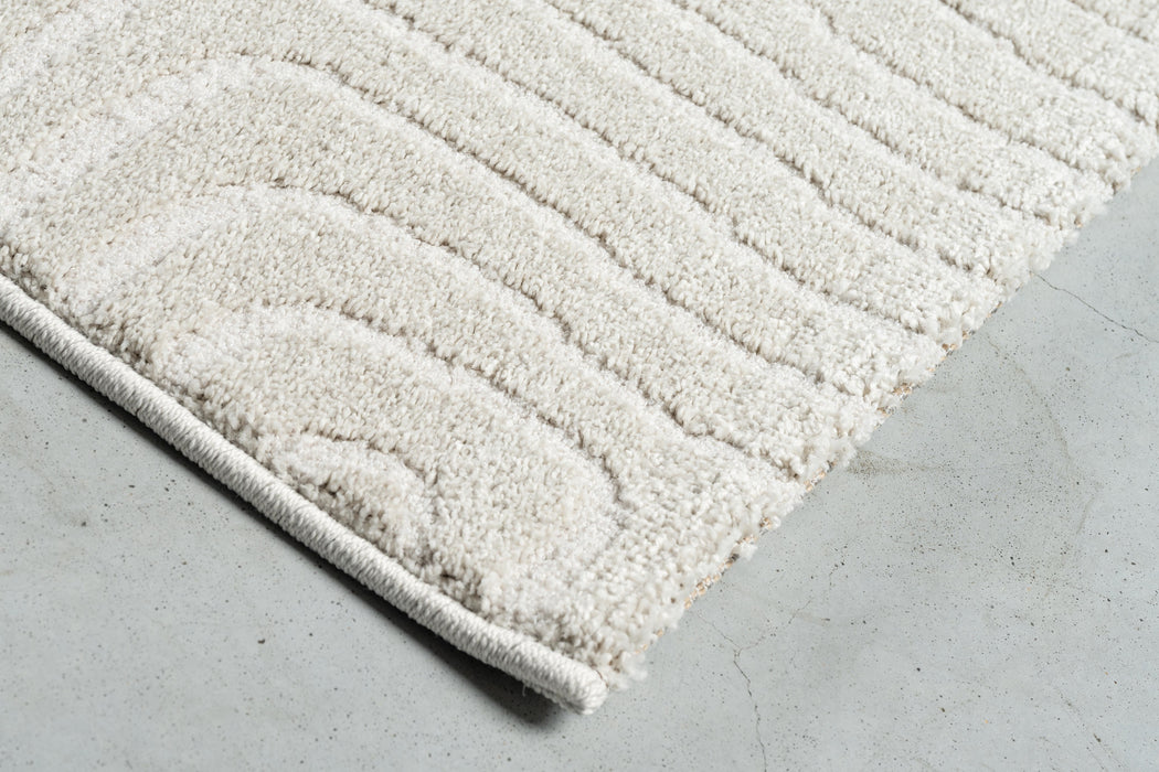 Modern Luxurious Textured Trentino Rug (41084-6161) Size: 160 x 230cm - Rugs Direct