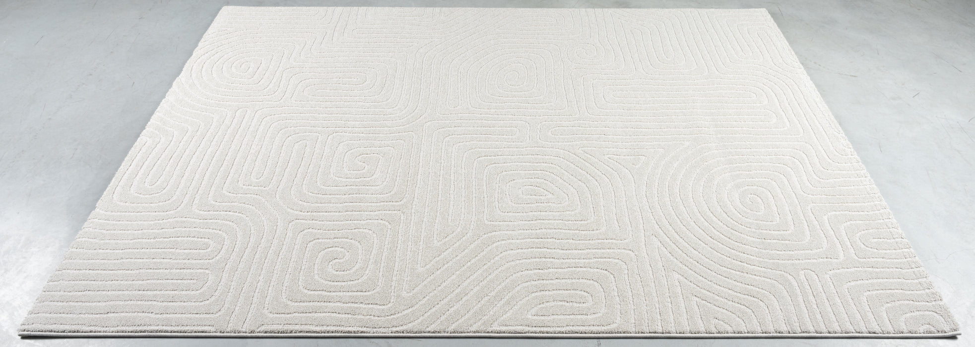 Modern Luxurious Textured Trentino Rug (41084-6161) Size: 160 x 230cm - Rugs Direct