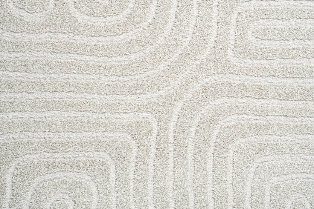 Modern Luxurious Textured Trentino Rug (41084-6161) Size: 160 x 230cm - Rugs Direct