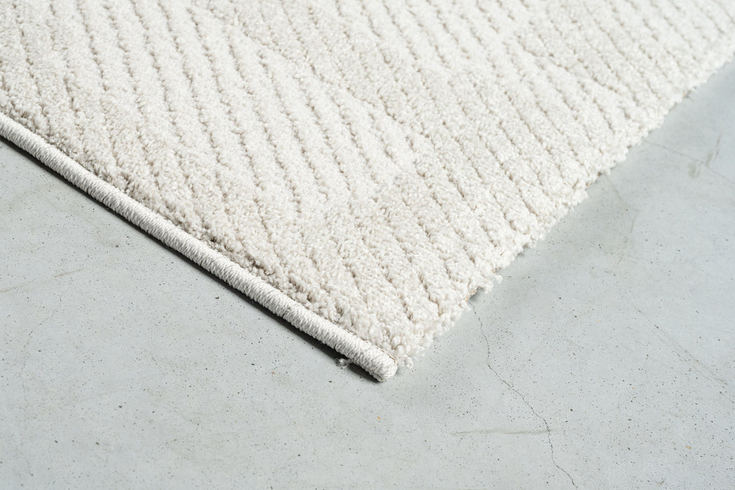Modern Luxurious Textured Trentino Rug (41086-6161) Size: 160 x 230cm - Rugs Direct
