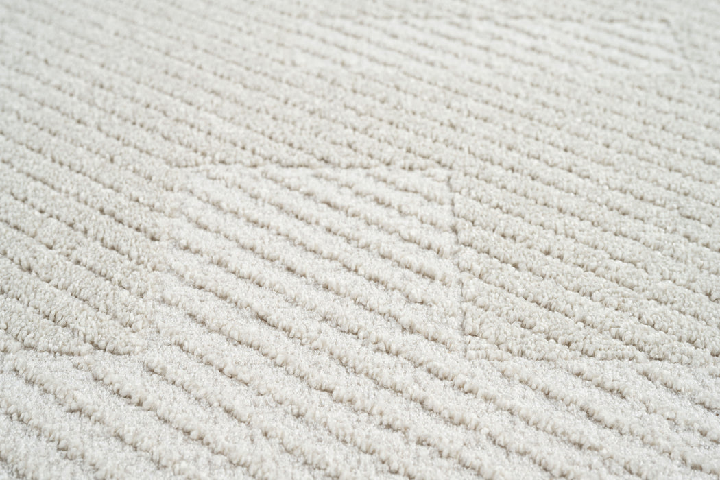 Modern Luxurious Textured Trentino Rug (41086-6161) Size: 160 x 230cm - Rugs Direct