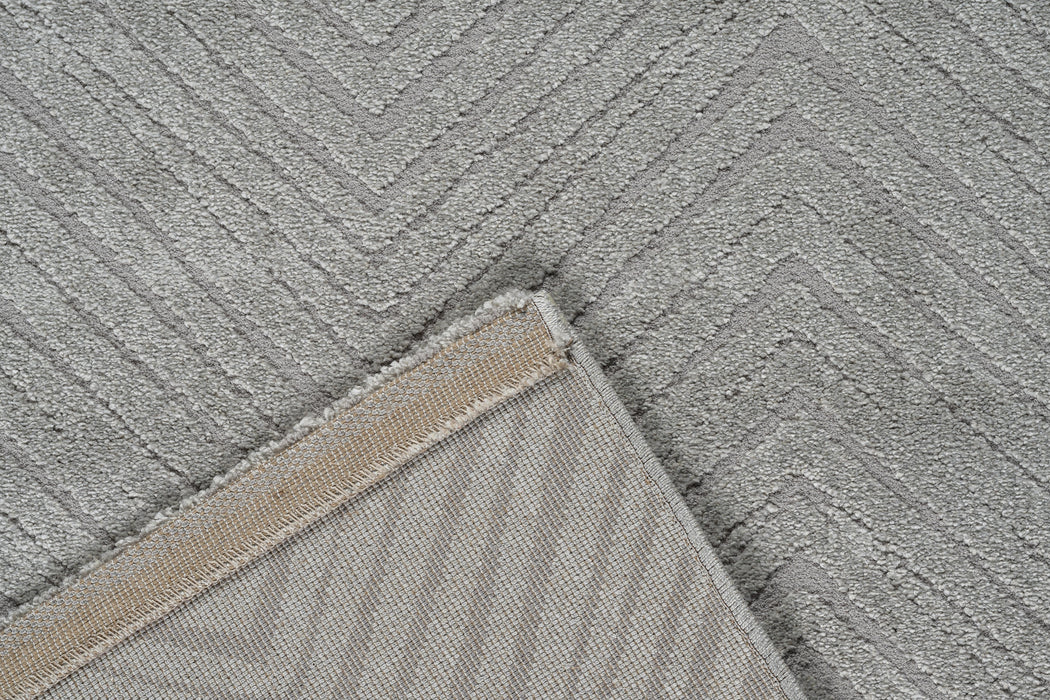 Abstract Design Luxurious Textured Trentino Rug (41091-2121) Size: 160 x 230cm - Rugs Direct