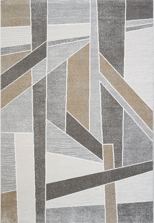 Abstract Geometric Pattern Valentino Rug Size: 120 x 170cm (46033-6191) - Rugs Direct