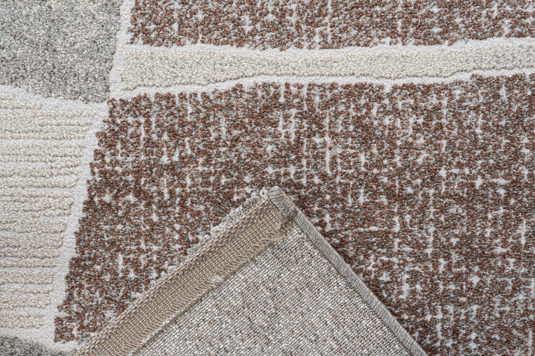 Organic Shapes Abstract Design Valentino Rug (46038-6111) - Rugs Direct