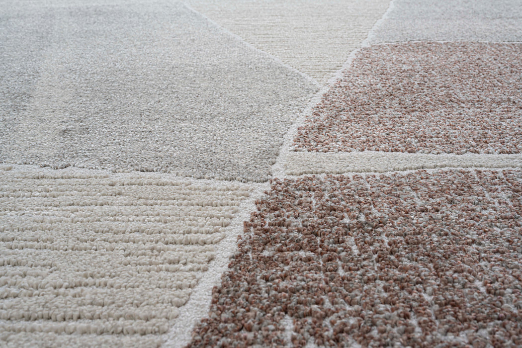 Organic Shapes Abstract Design Valentino Rug (46038-6111) - Rugs Direct