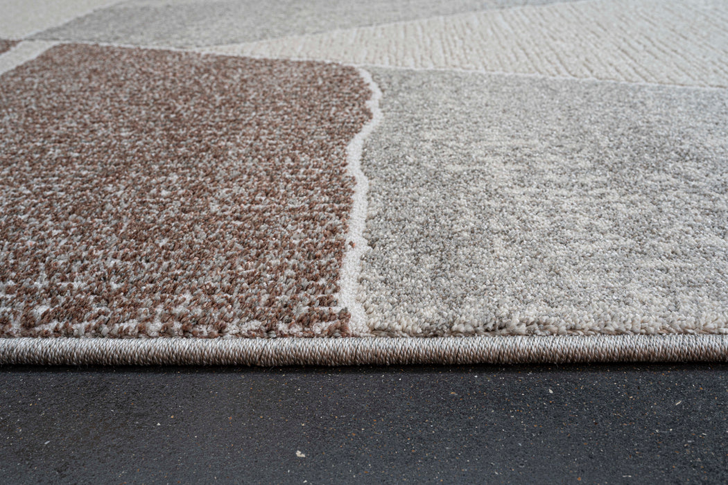 Organic Shapes Abstract Design Valentino Rug (46038-6111) - Rugs Direct