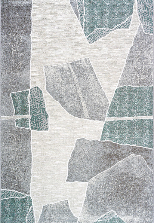 Organic Shapes Abstract Design Valentino Rug (46038-6141) Size: 240 x 340cm-Rugs Direct