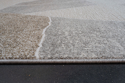 Organic Shapes Abstract Design Rounded Square Valentino Rug (46038-6191) Size: 200 x 200cm - Rugs Direct