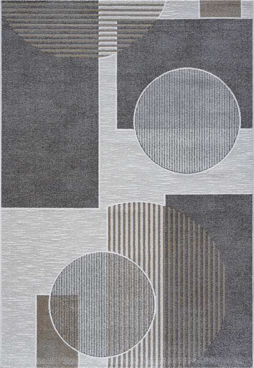 Abstract Geometric Pattern Valentino Rug Size: 120 x 170cm (46043-6191)-Rugs Direct