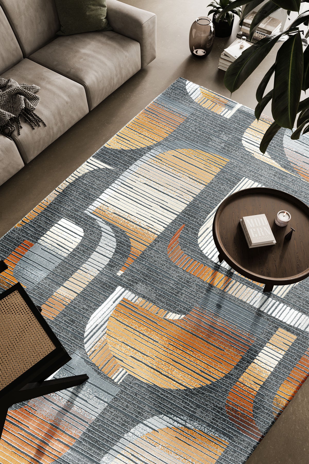 Canyon Mastercraft Abstract Geometric Design Rug — Rugs Direct
