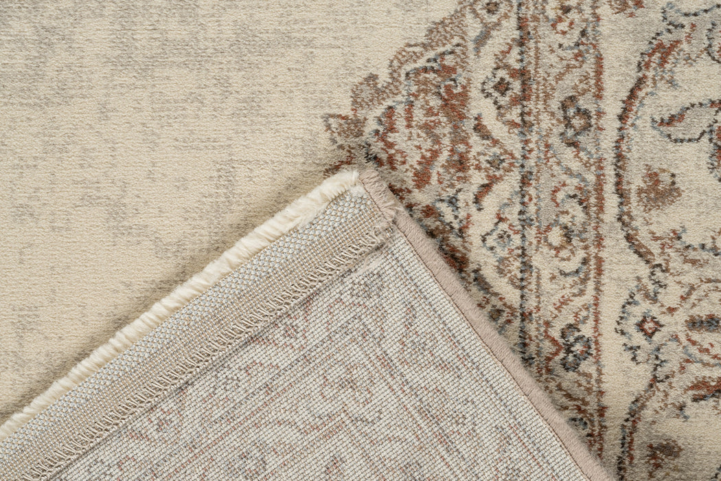 Distressed Medallion Traditional Design Da Vinci Rug Size: 200x290cm (57174-6265) - Rugs Direct