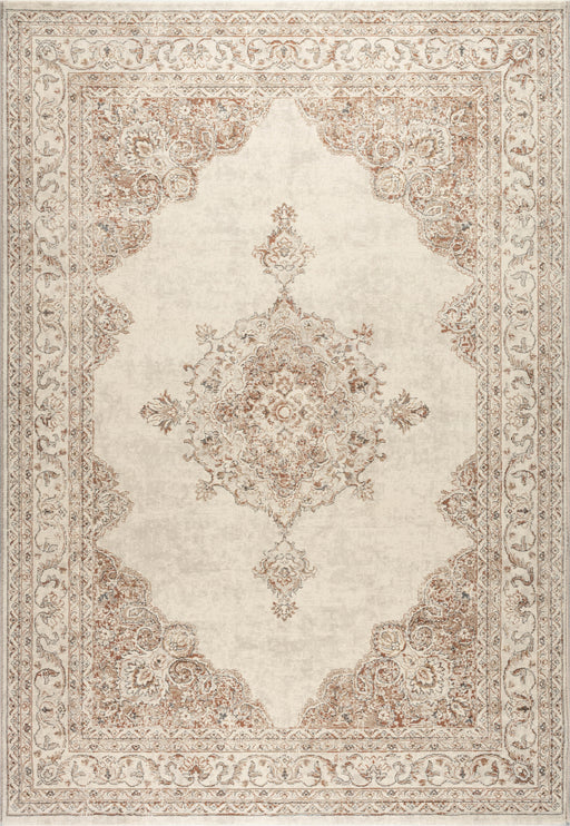 Distressed Medallion Traditional Design Da Vinci Rug Size: 200x290cm (57174-6265) - Rugs Direct