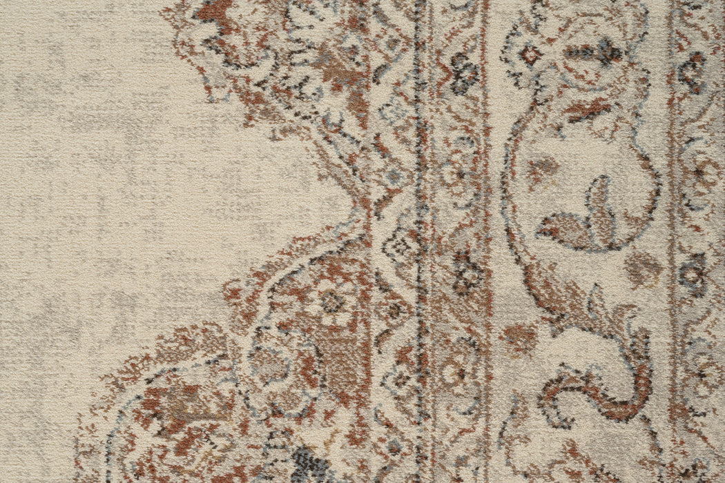 Distressed Medallion Traditional Design Da Vinci Rug Size: 200x290cm (57174-6265) - Rugs Direct
