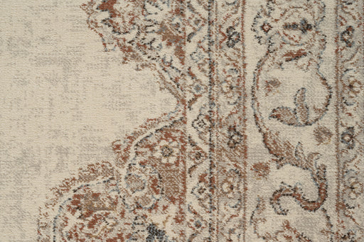 Distressed Medallion Traditional Design Da Vinci Rug Size: 200x290cm (57174-6265) - Rugs Direct