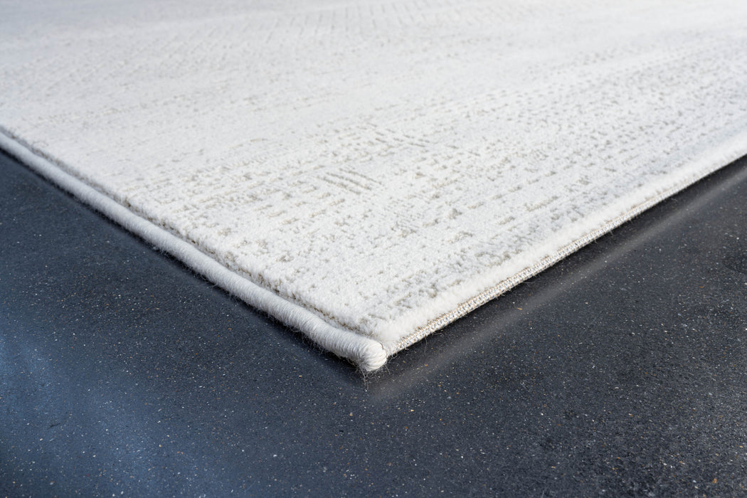 Contemporary Beige Distressed Lattice Harmony Rug (59017-6565) - Rugs Direct