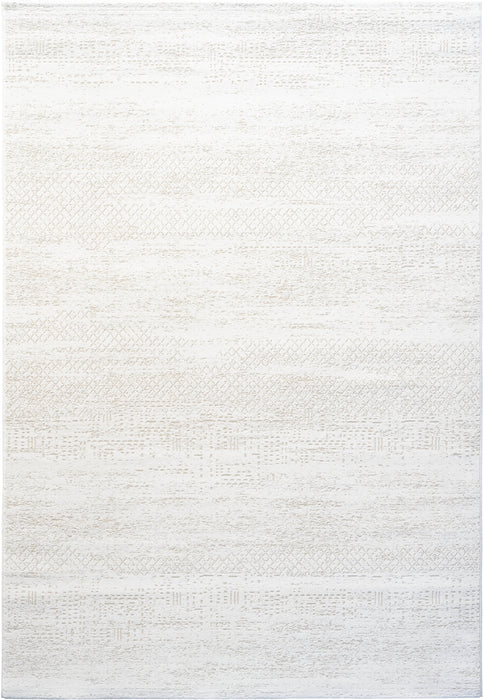 Contemporary Beige Distressed Lattice Harmony Rug (59017-6565) - Rugs Direct