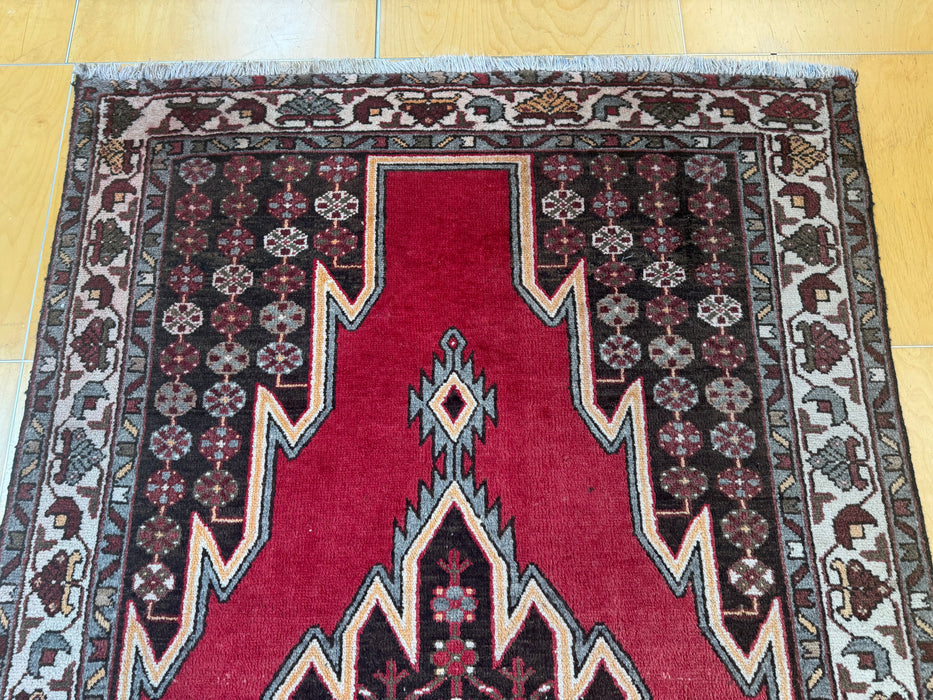 Persian Hand Knotted Mazlaqhan Rug Size: 202cm x 125cm- Rugs Direct 