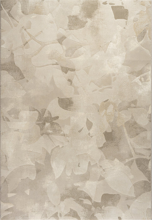 Aura Abstract Neutral Beige Modern Argentum Rug (63010-6575) - Rugs Direct