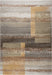 Nordic Charcoal & Earthy Brown Abstract Stripe Argentum Rug (63026-7248) - Rugs Direct