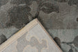 Distressed Botanical Teal & Grey Argentum Rug Size: 200 x 290cm (63056-5239) - Rugs Direct