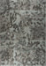 Distressed Botanical Teal & Grey Argentum Rug Size: 200 x 290cm (63056-5239) - Rugs Direct