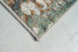 Modern Marbled Teal & Taupe Wave Abstract Argentum Rug Size: 160 x 230cm (63059-6646) - Rugs Direct