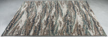 Modern Marbled Teal & Taupe Wave Abstract Argentum Rug Size: 160 x 230cm (63059-6646) - Rugs Direct