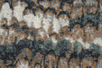 Modern Marbled Teal & Taupe Wave Abstract Argentum Rug Size: 160 x 230cm (63059-6646) - Rugs Direct