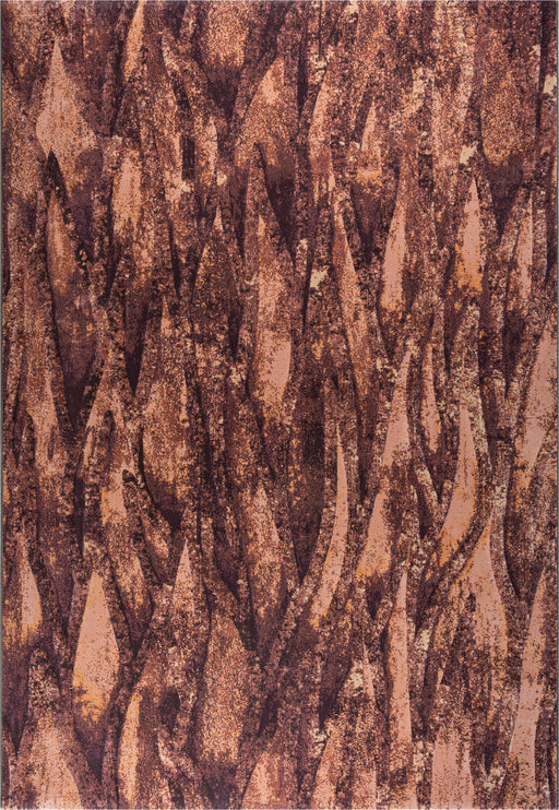 Abstract Copper Smoke Argentum Rug Size: 200 x 290cm (63074-1214) - Rugs Direct