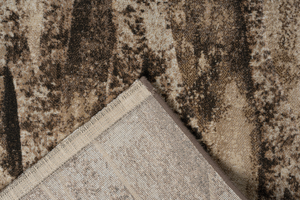Abstract Earthy Beige Argentum Rug Size: 200 x 290cm (63074-9293) - Rugs Direct