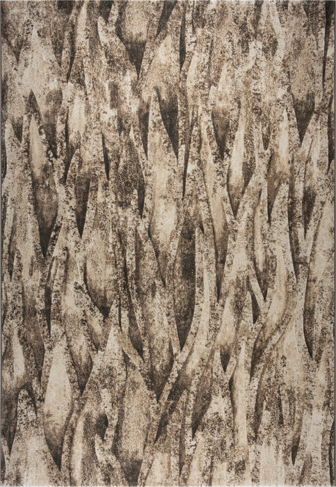 Abstract Earthy Beige Argentum Rug Size: 200 x 290cm (63074-9293) - Rugs Direct